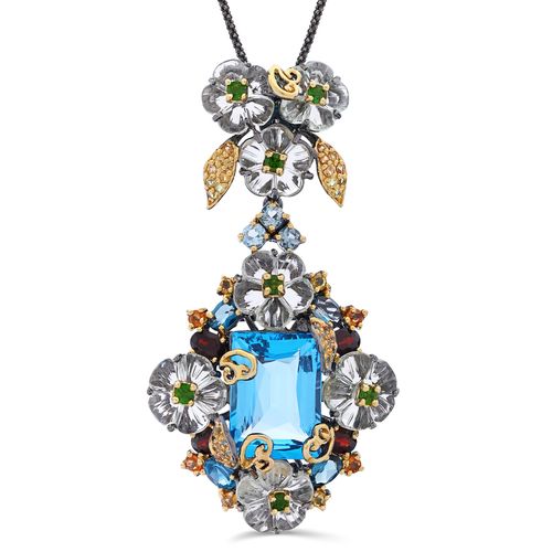 Pingente Floral Pedras Naturais 195133