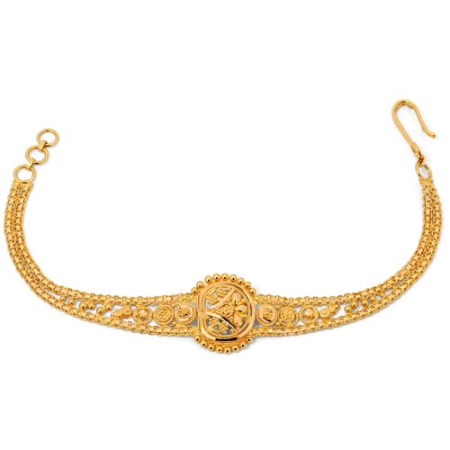 Pulseira Alshahba Mandala em Ouro Amarelo 21k 182242