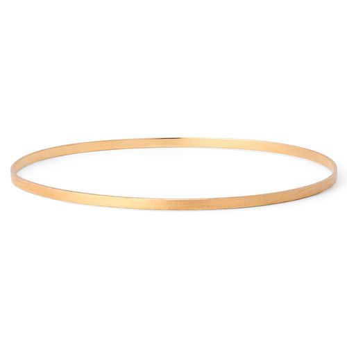 Bracelete Liso de Ouro Amarelo 7 cm - Au Am 18k 196871
