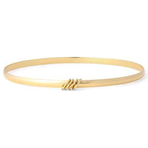Bracelete de Ouro Amarelo com Argolinhas 6,5 cm - Au Am 18k 194933