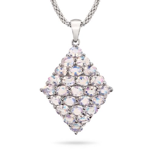 Pingente de Prata com Pedra da Lua Aprox. 3,47 cts 166580
