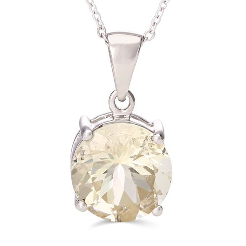 Pingente de Prata Scapolite Amarela 156566