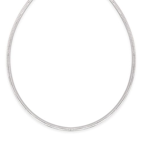 Colar Ômega 4mm- 45 cm Prata 196300
