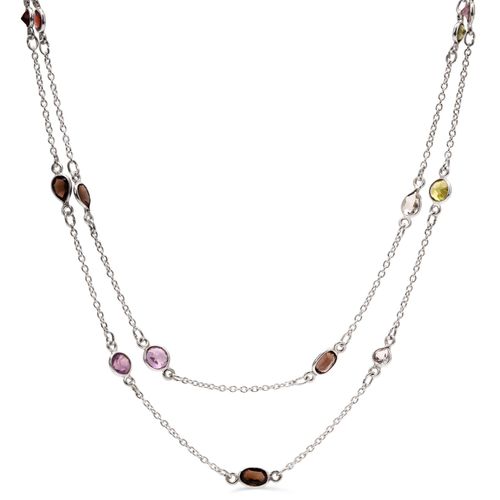 Colar em Prata 925 com Pedras Brasileiras 183596