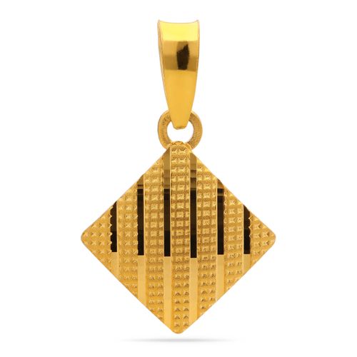 Pingente de Ouro Amarelo Losango Alshahba 119709