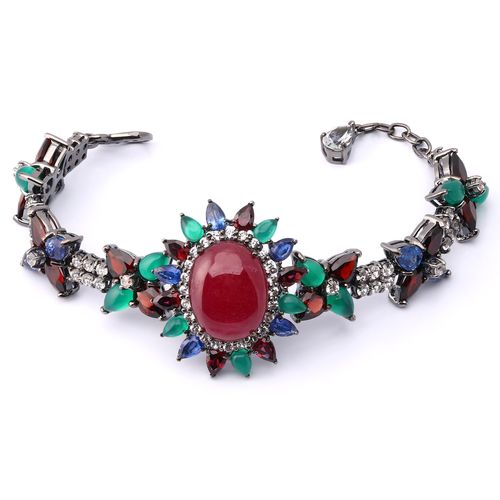 Pulseira Pedras Naturais Prata 198092