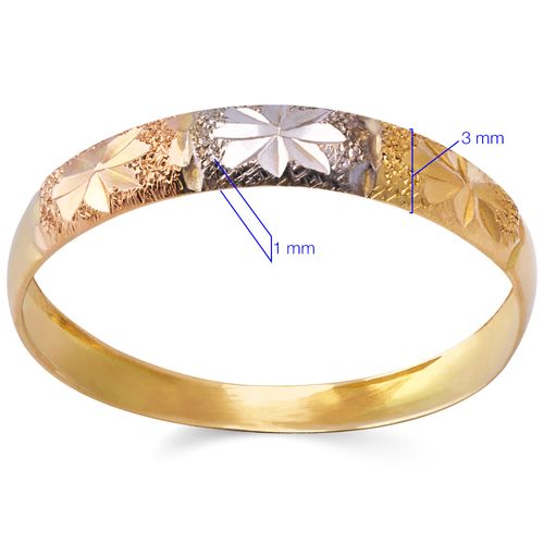 Anel Linha Ouro Amarelo Efeito Diamantado 183380