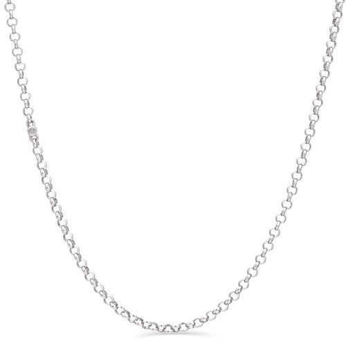 Corrente de Prata Elos Eva Larue com Diamante 131518