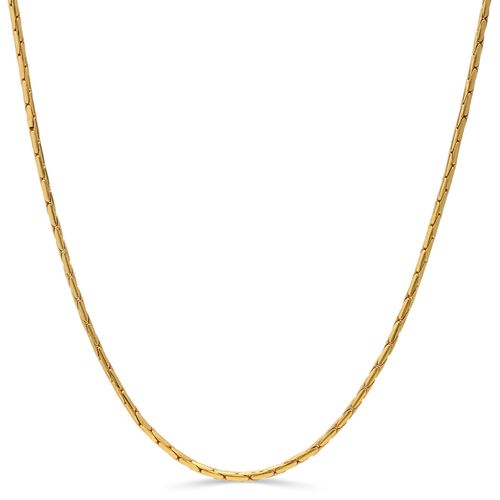 Colar Omega Maleavel 45 cm Ouro Amarelo 18k 189713