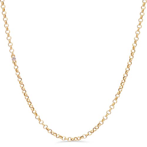 Corrente de Prata Elos Eva Larue com Diamante 131517