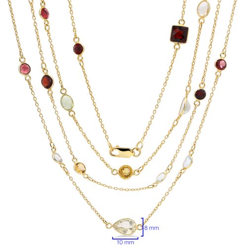 Colar Mix de Pedras Brasileiras Aprox. 10 Cts 183595