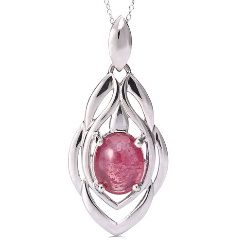 Pingente de Prata Rubi Cabuchon Aprox. 2,76 cts 170011 Pingente de Prata Rubi Cabuchon Aprox. 2,76 cts 170011