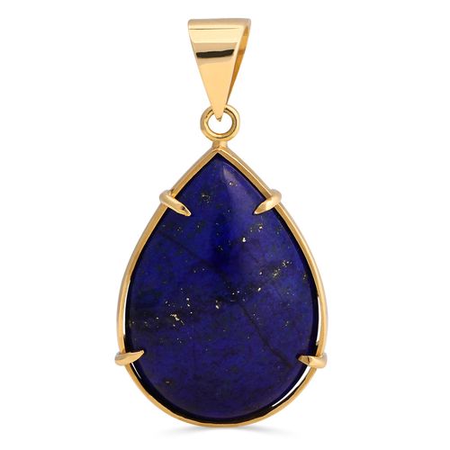 Pingente de Ouro Amarelo com Lápis-Lazúli Gota Aprox. 7 cts 104777