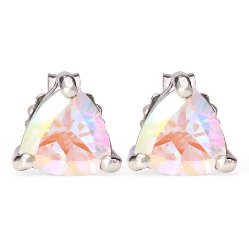 Par de Brincos em Prata 925 com Topázio Místico 163757