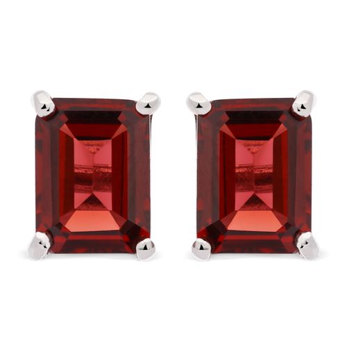 Par de Brinco Solitário com Granada Moçambique Aprox. 3,08 cts 170223 Par de Brinco Solitário com Granada Moçambique Aprox. 3,08 cts 170223