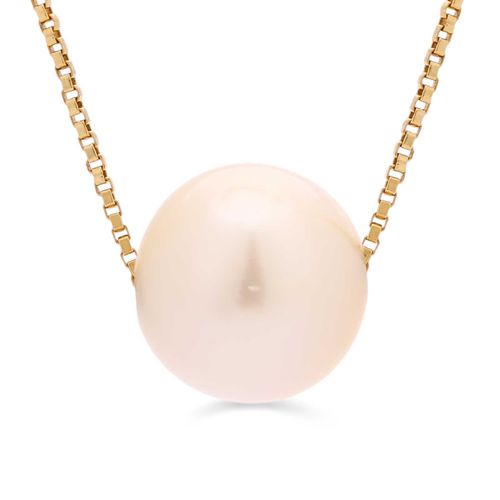 Pingente Pérola em Ouro Amarelo 18k 190210