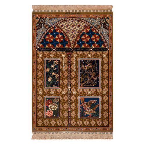 Tapete Iraniano Isfahan com Pedras 21111003251