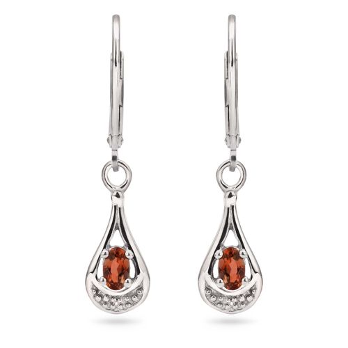 Par de Brinco em Prata 925 com Andalusite e Diamantes 155959