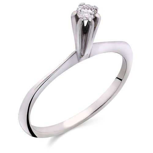 Aliança Inteira em Ouro Amarelo 18k com Diamantes 178450