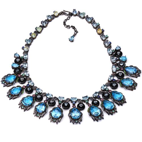 Colar Em Prata Luxo com Mix e Peças 192089