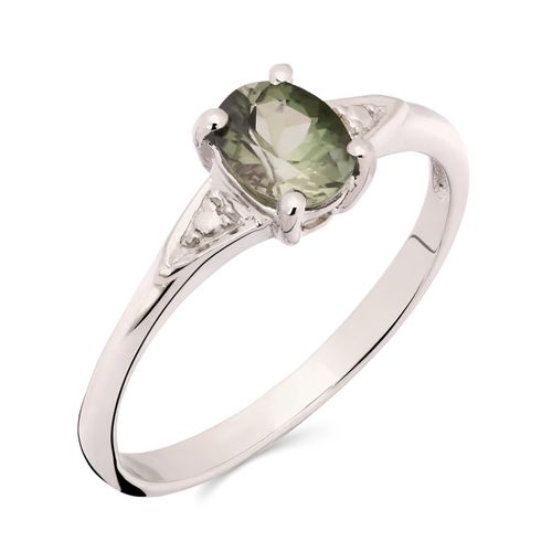 Anel em Prata com Turmalina Oliva 166983