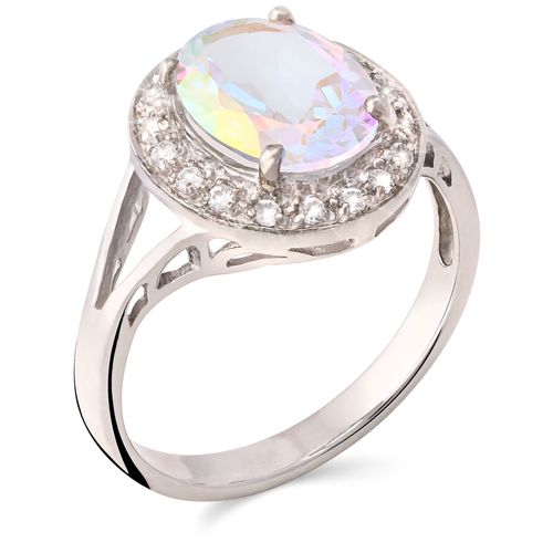 Anel em Prata Topázio Místico 163784