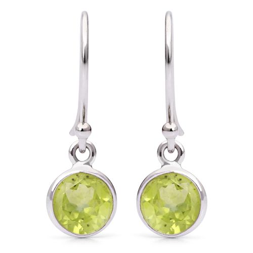 Par de Brinco em Prata 925 com Peridoto 196288