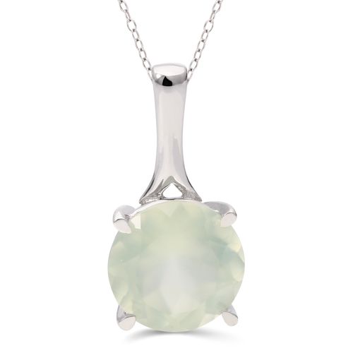 Pingente em Prata 925 Com Prenita 171633 Pingente em Prata 925 Com Prenita 171633