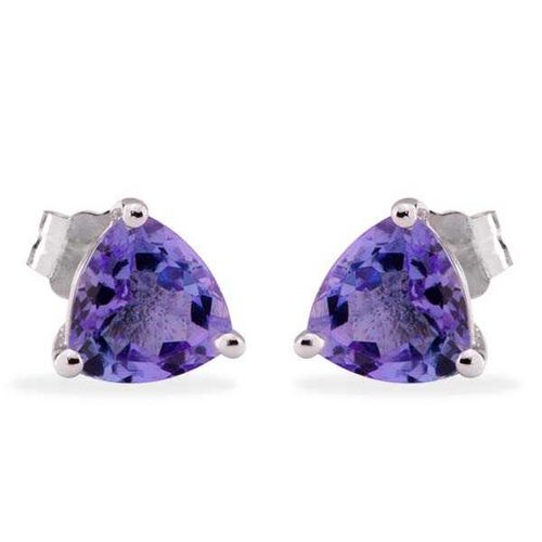 Par de Brinco em Prata com Tanzanita Delta 127272