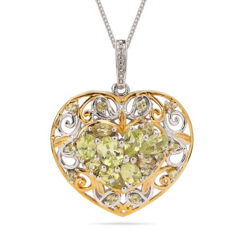 Pingente em Prata 925 com Crisoberilo Canário Brasileiro 182593 Pingente em Prata 925 com Crisoberilo Canário Brasileiro 182593