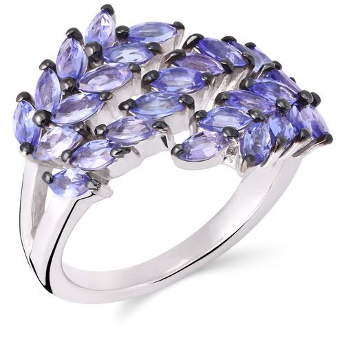 Anel em Prata 925 com Tanzanitas 199386