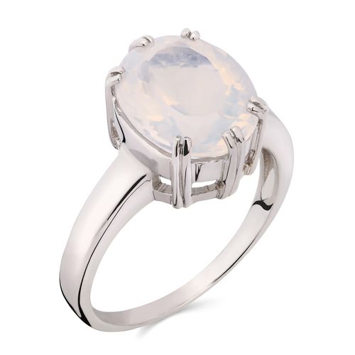 Anel em Prata 925 com Quartzo Blue Moon Oval 166485 Anel em Prata 925 com Quartzo Blue Moon Oval 166485