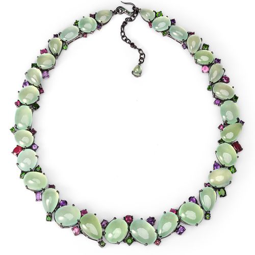 Colar Linha Premium em Prata 925 com Mix de Pedras 176556