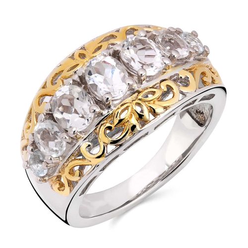 Anel em Prata 925 com Goshenite 182018 Anel em Prata 925 com Goshenite 182018