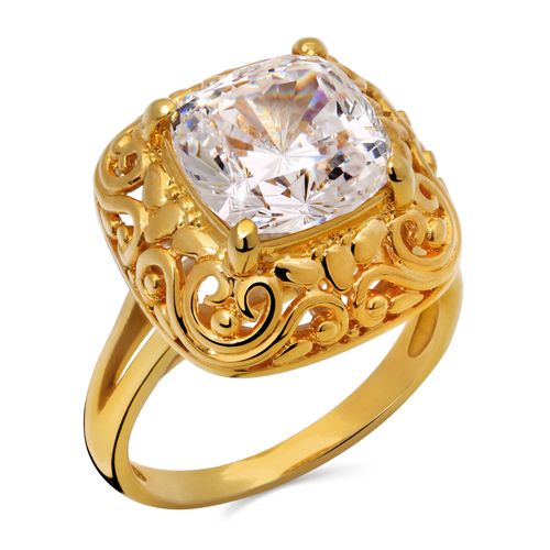 Anel Em Prata 925 com Zircônia 183534 Anel Em Prata 925 com Zircônia 183534