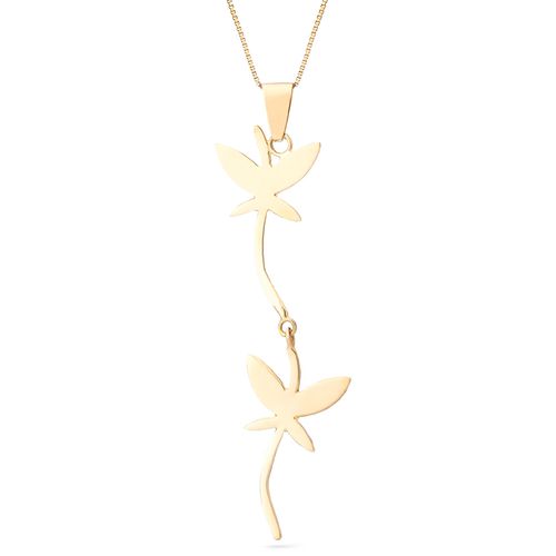 Pingente Em Ouro Amarelo 18k Libélula 197707