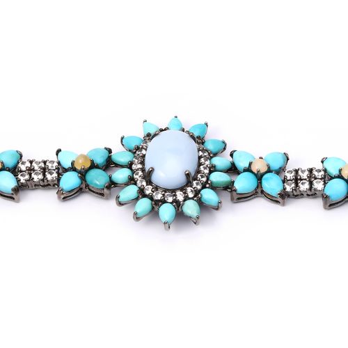 Pulseira Linha Premium em Prata 925 com Mix de Pedras 198101