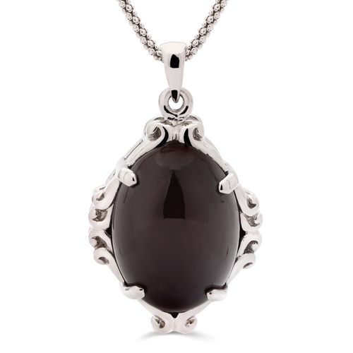 Pingente em Prata 925 com Granada Estrela 156968