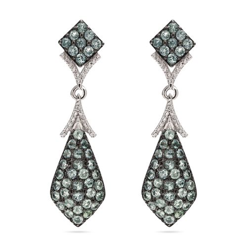 Par de Brinco em Prata 925 com Apatitas 174841