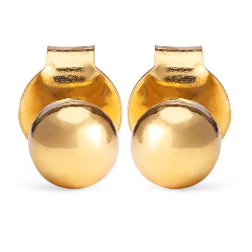 Par de Brinco Infantil em Ouro Amarelo 18 k Esferinha 3 mm 199429