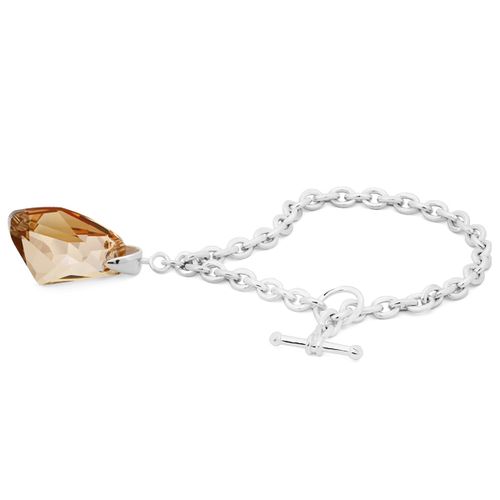 Pulseira de Prata com Cristal Swarovski 119166