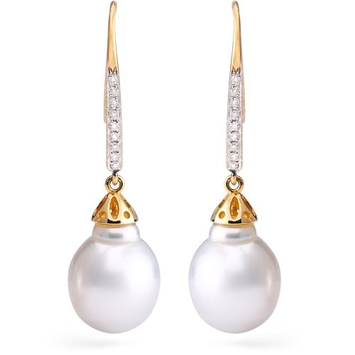 Par De Brinco em Ouro Amarelo com Diamantes 141352