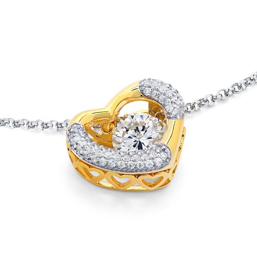 Pingente Linha Dancing Diamont em Prata 925 com Zirconias 147676 Pingente Linha Dancing Diamont em Prata 925 com Zirconias 147676