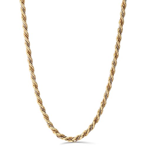 Corrente em Ouro Amarelo 18 k Malha Corda - 41 cm 196493