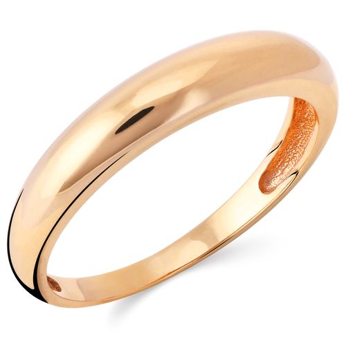 Anel em Ouro Rosé Liso 108243