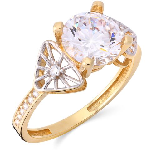 Anel em Ouro Com Zircônia 190145