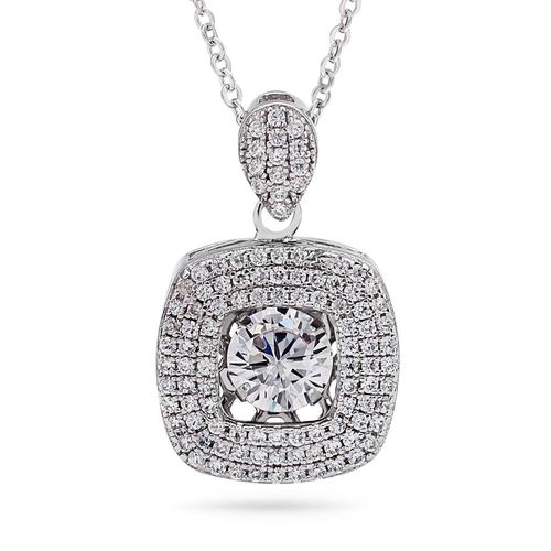 146568-Pingente Linha Dancing Diamond em Prata 925 Zircônias 146568