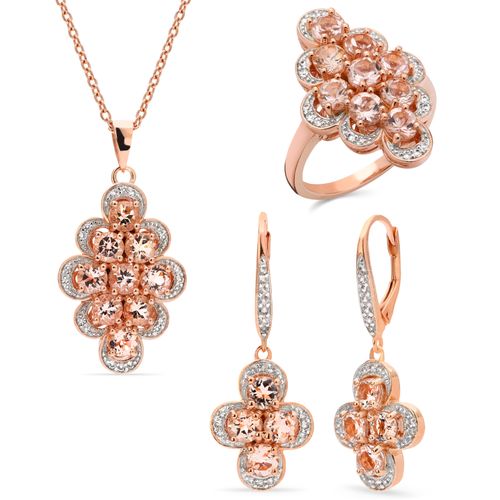176160-Conjunto Morganita Prata 176160