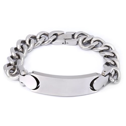111496-Pulseira Elos de Aço Inoxidável 111496