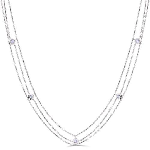 100342-Colar em Prata 925 com Tanzanitas 100342